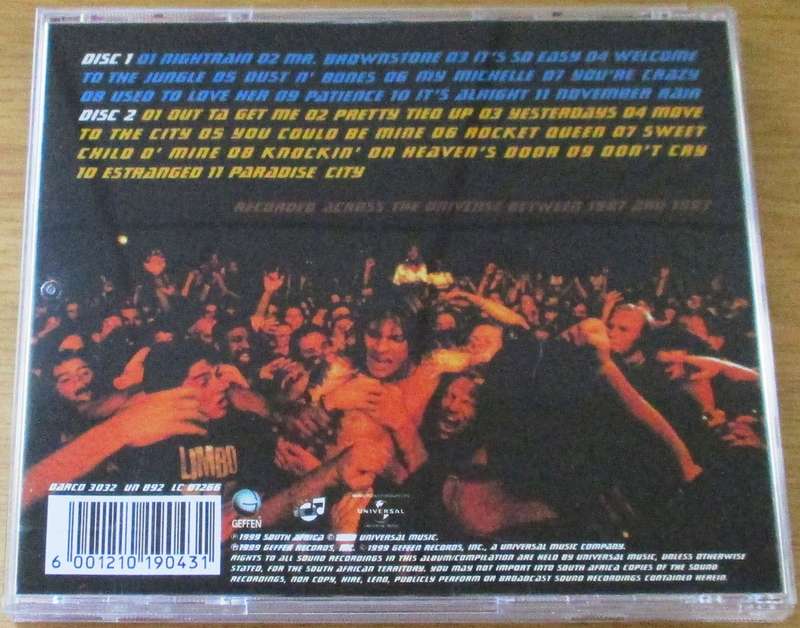 GUNS N ROSES Live Era 87-93 2xCD [Gx6]