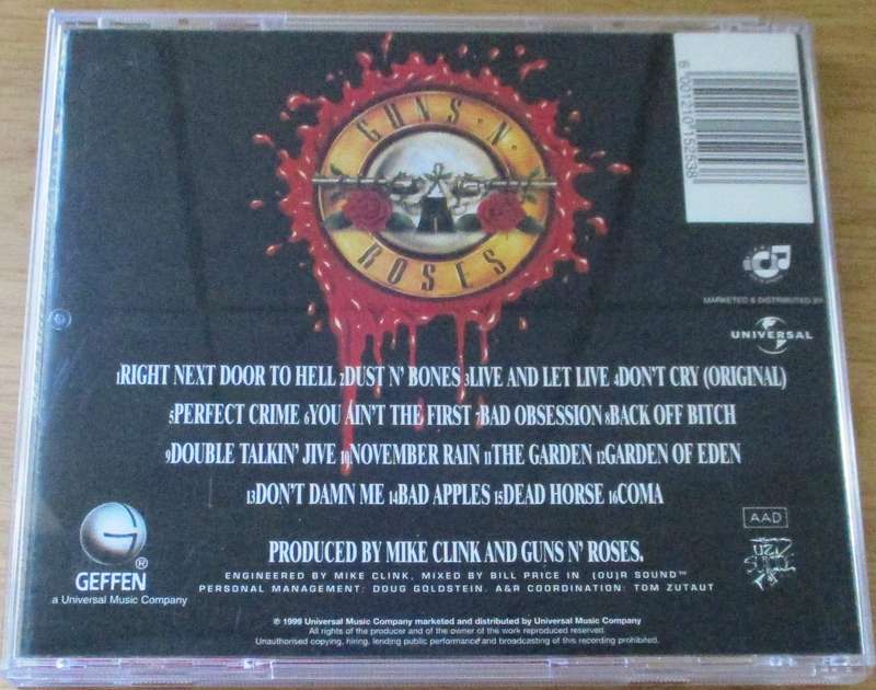 GUNS N ROSES Use Your Illusion I CD [Gx6]