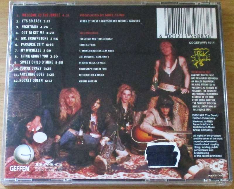 GUNS N ROSES Appetite for Destruction CD [Gx6]
