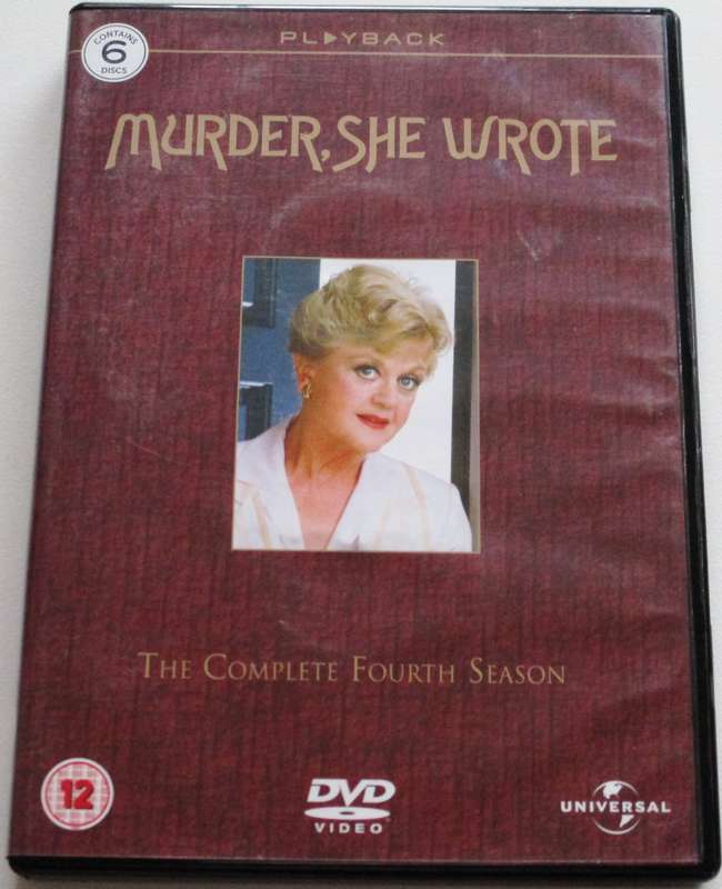 MURDER, SHE WROTE The Complete Fourth Season 6 DVD BOX SET [Box Set shelf]