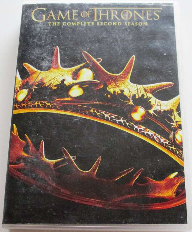 GAME OF THRONES The Complete Second Season DVD BOX SET [Box Set shelf]
