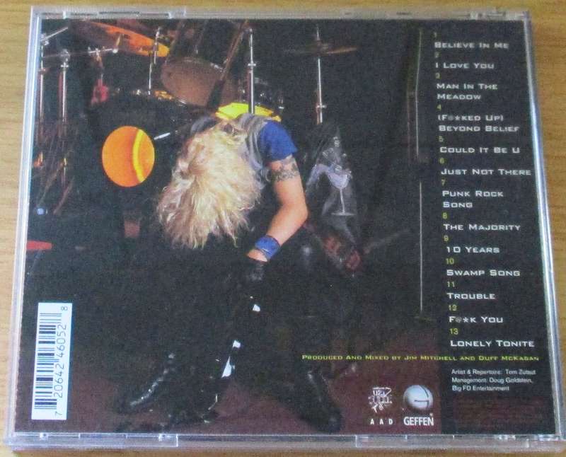 DUFF McKAGAN Believe in Me CD [Vx4]