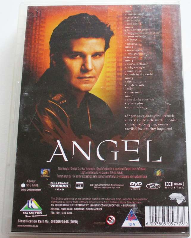 ANGEL Season 5 6xDVD  [Box Set shelf]