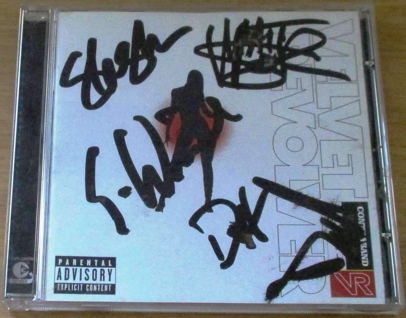 VELVET REVOLVER Signed CD [Vx4]