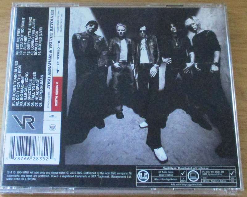 VELVET REVOLVER Signed CD [Vx4]