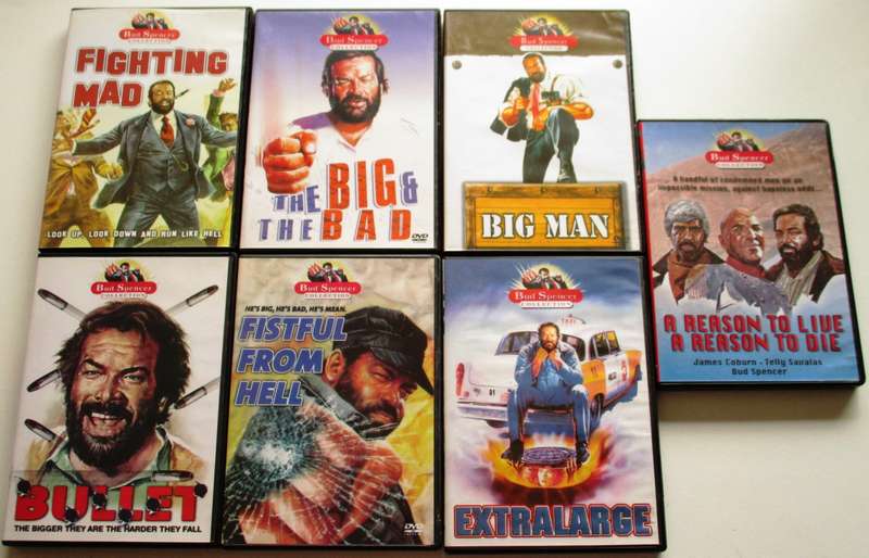 BUD SPENCER Collection 7xDVDs  [Box Set shelf]