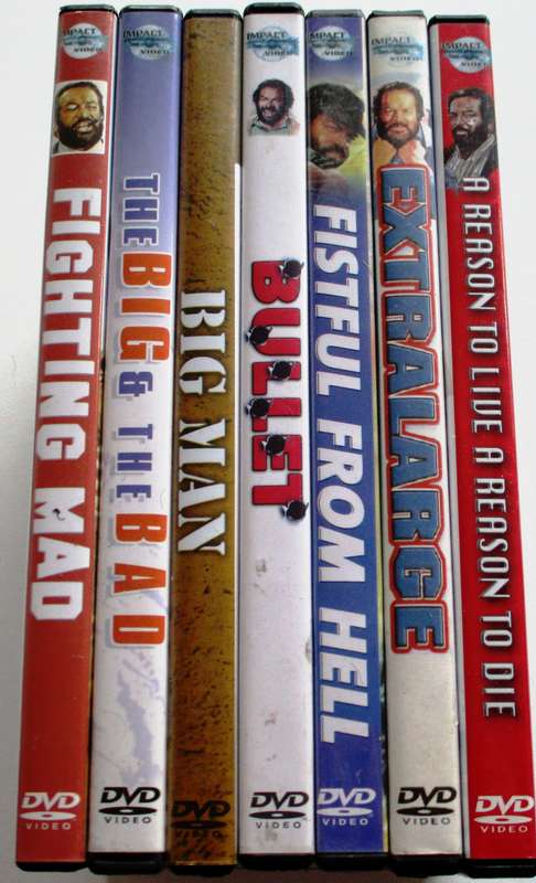 BUD SPENCER Collection 7xDVDs  [Box Set shelf]