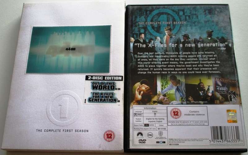 THE 4400 The Complete Season 1 DVD  [Box Set shelf]