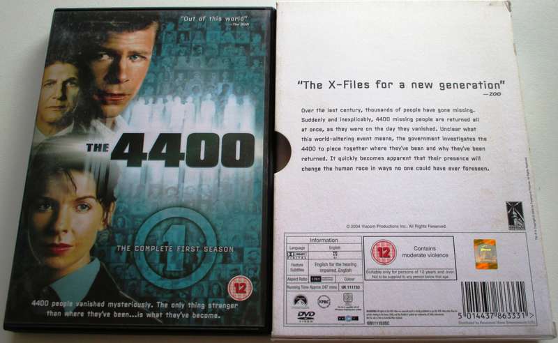 THE 4400 The Complete Season 1 DVD  [Box Set shelf]