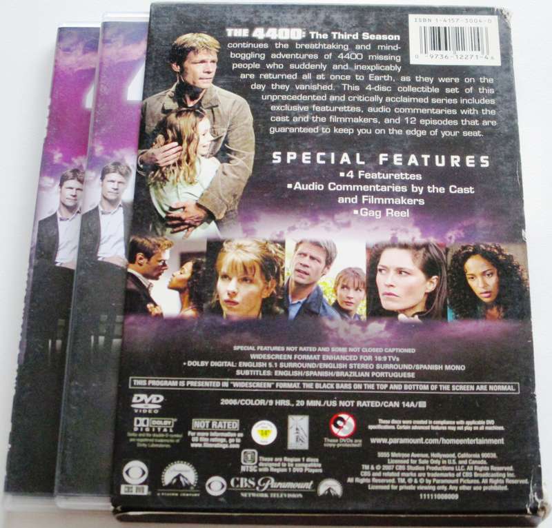 THE 4400 The Complete Season 3 DVD  [Box Set shelf]
