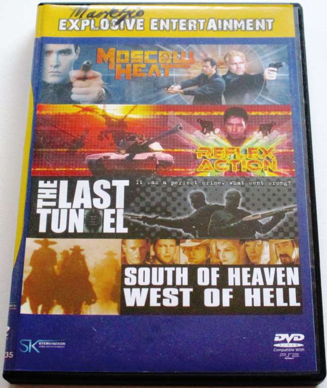 MOSCOW HEAT + REPLEX ACTION + THE LAST TUNNEL + SOUTH OF HEAVEN WEST OF HELL 4xDVD  [Box Set shelf]