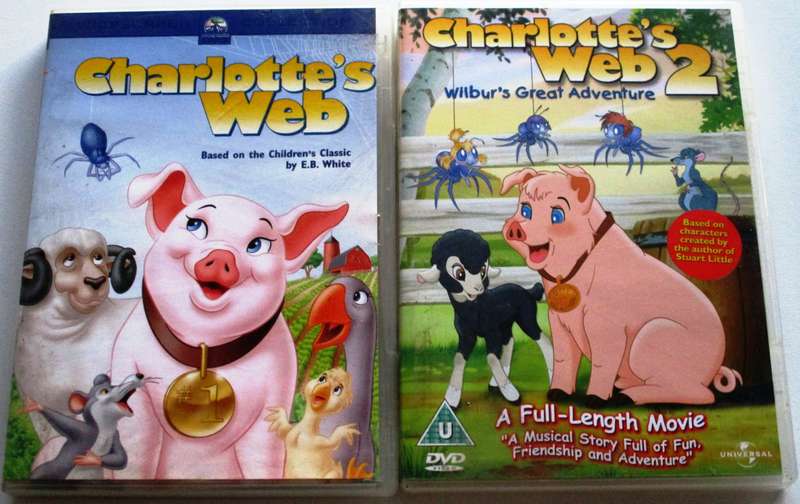 CHARLOTTE'S WEB + CHARLOTTE'S WEB 2 2xDVD  [Box Set shelf]