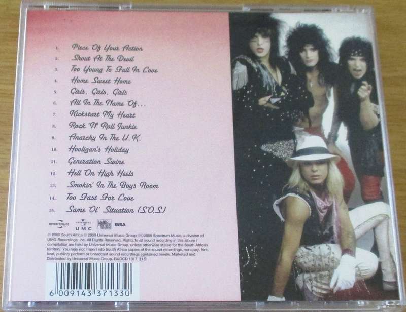 MOTLEY CRUE Classic CD [Gx27]