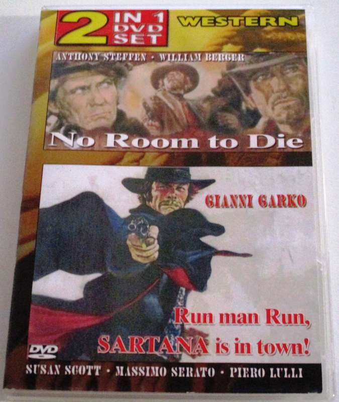 NO ROOM TO DIE Anthony Steffen William Berger Just one DVD [Box Set shelf]