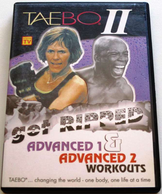 TAEBO II Get Ripped Advanced 1 + 2 Workouts DVD [Box Set shelf]