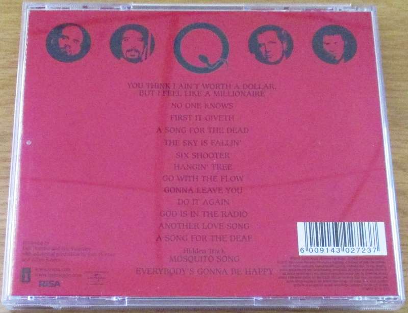 QUEENS OF THE STONE AGE Songs for the Deaf CD [Zx6]