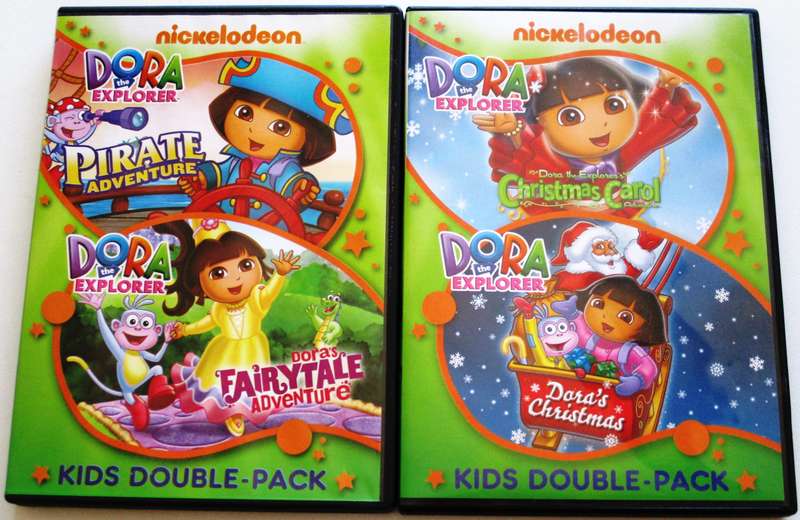 4 DORA THE EXPLORER Movies 4xDVD [Box Set shelf]