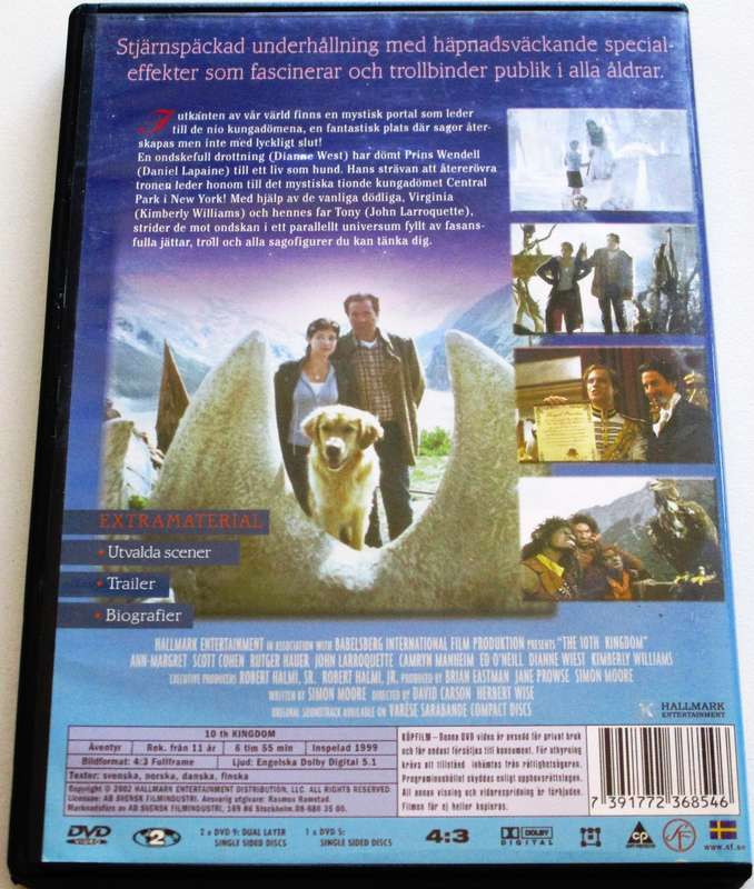 THE 10TH KINGDOM 3xDVD [Box Set shelf]