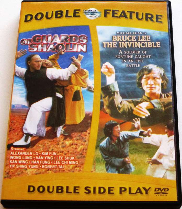 THE GUARDS OF SHAOLIN + BRUCE LEE THE INVINCIBLE Michael Chan DVD [Box Set shelf]
