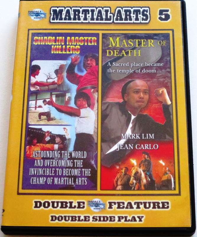 SHAOLIN MASTER KILLERS + MASTER OF DEATH DVD [Box Set shelf]
