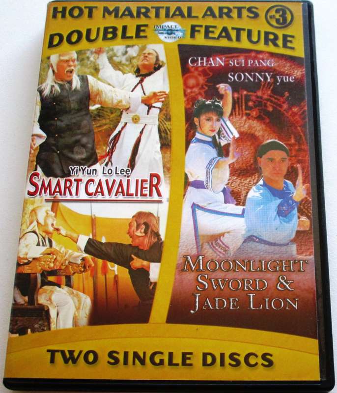 HOT MARTIAL ARTS 3: SMART CAVALIER + MOONLIGHTSWORD & JADE LION 2xDVD [Box Set shelf]