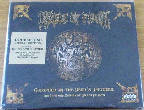 CRADLE OF FILTH Godspeed on the Devil's Thunder CD [Zx1]