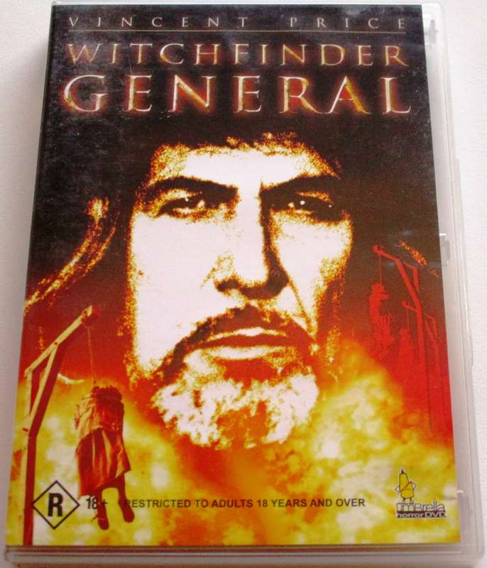 Umbrella HORROR: WITCHFINDER GENERAL Vincent Price DVD [Box Set shelf]