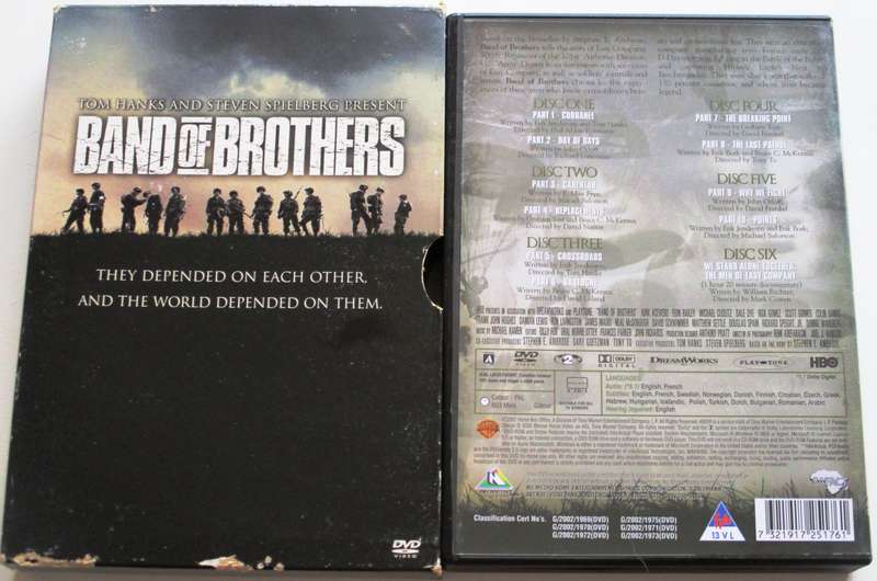 BAND OF BROTHERS 6xDVD BOX SET [Box Set shelf]