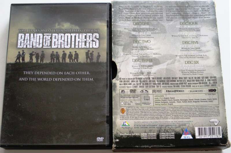 BAND OF BROTHERS 6xDVD BOX SET [Box Set shelf]