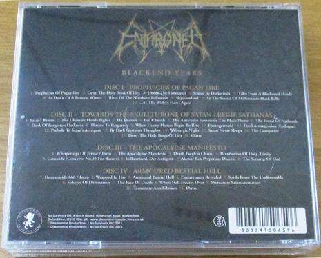 ENTHRONED The Blackend Years 4xCD FATBOX[Zx1]