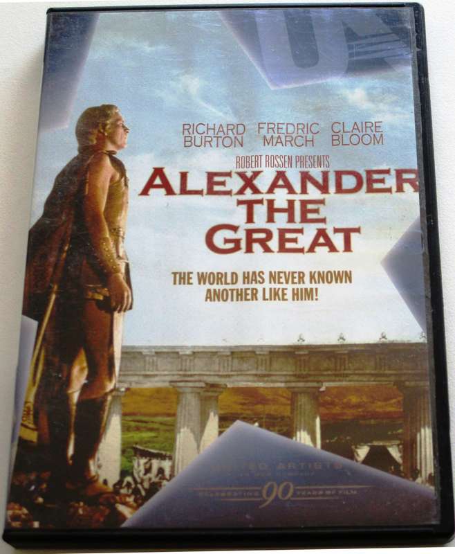 ALEXANDER THE GREAT Richard Burton DVD [Box Set shelf]