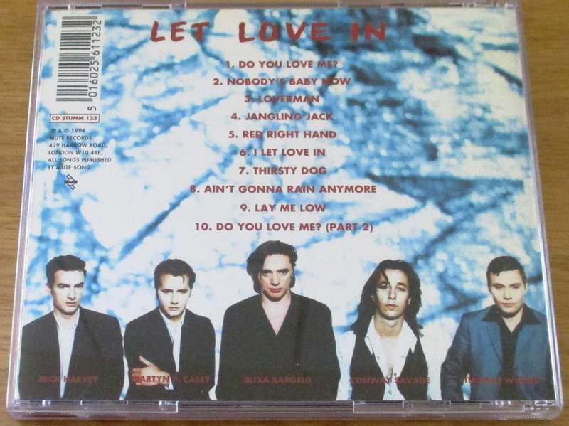 NICK CAVE AND THE BAD SEEDS Let Love In CD [Gx12]