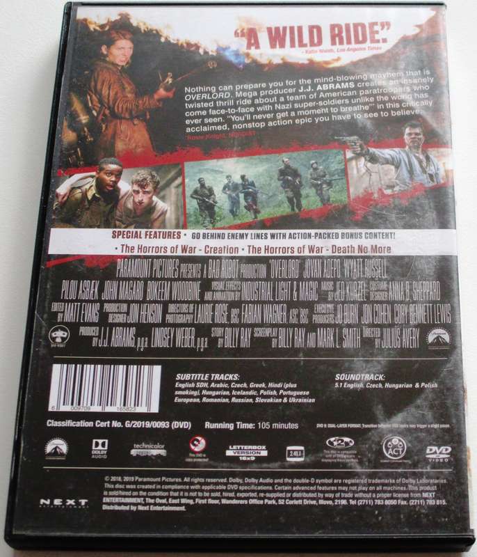 OVERLORD DVD [Box Set shelf]