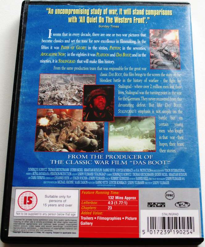 STALINGRAD DVD [Box Set shelf]