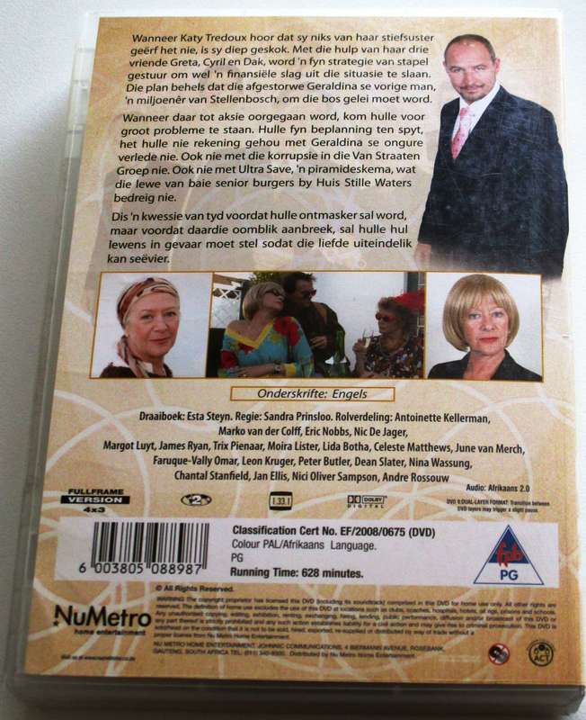 GERALDINA Die Tweede 4xDVD  [SA Afrikaans shelf]