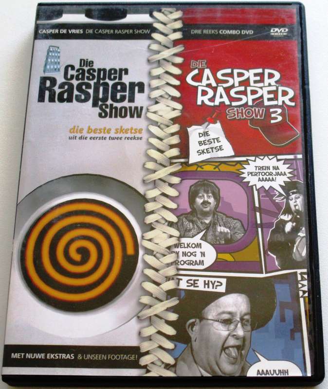 DIE CASPER RASPER SHOW 1 + 3  2xDVD  [SA Afrikaans shelf]