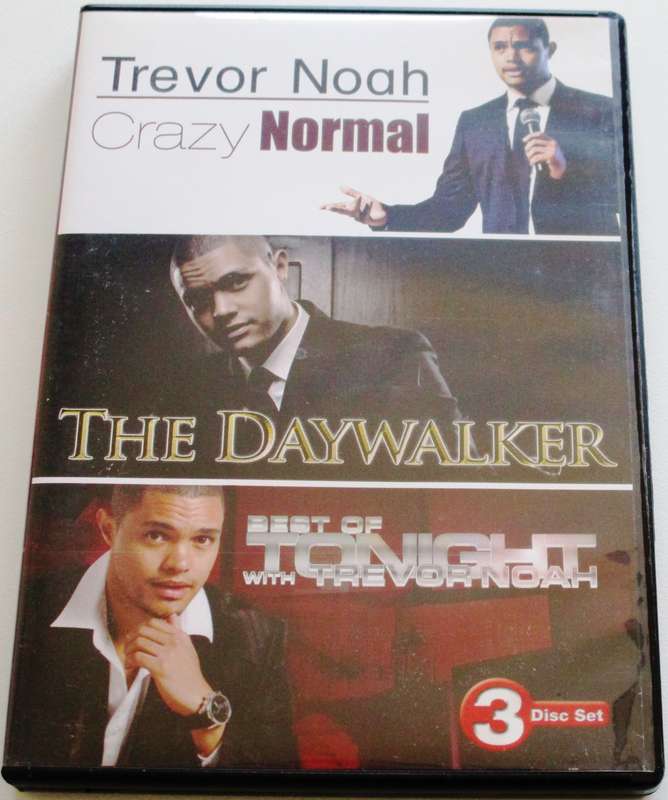 TREVOR NOAH Crazy Normal + The Daywalker + Best of Tonight  3xDVD  [SA Afrikaans shelf]