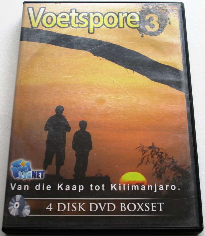 VOETSPORE 3 Van Kaap to Kilamanjaro 4xDVD [SA Afrikaans shelf]