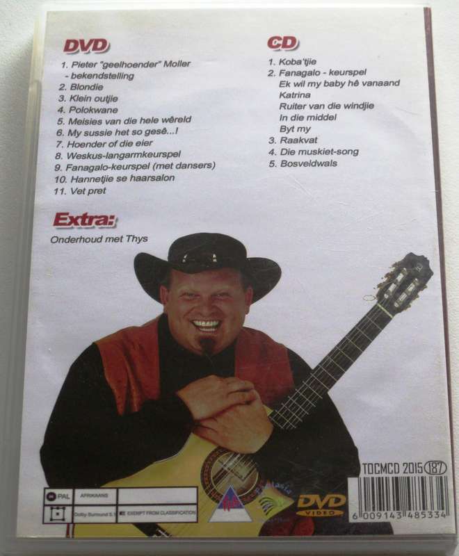 THYS DIE BOSVELDKLONG Lag tot jy Le CD+DVD [SA Afrikaans shelf]