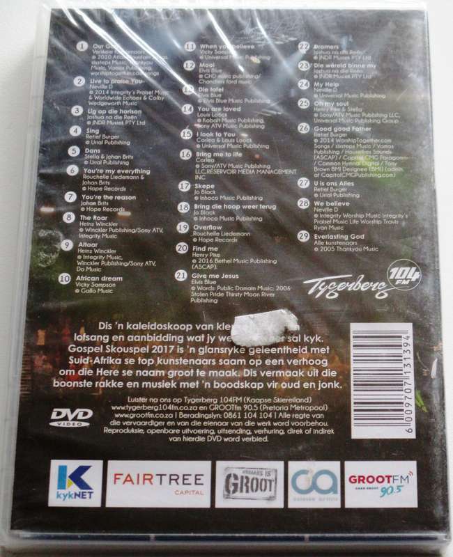 GOSPEL SKOUSPEL 2017 DVD [SA Afrikaans shelf]