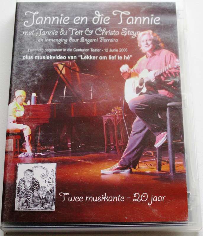 JANNIE EN DIE TANNIE Jannie du Toit & Christa Steyn DVDr [SA Afrikaans shelf]
