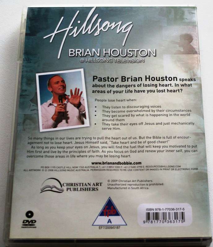 HILLSONG Do Not Lose Heart Brian Houston DVD [SA Afrikaans shelf]