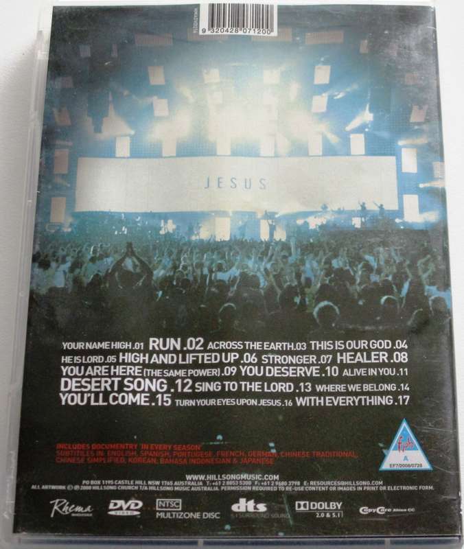 HILLSONG This is our God DVD [SA Afrikaans shelf]