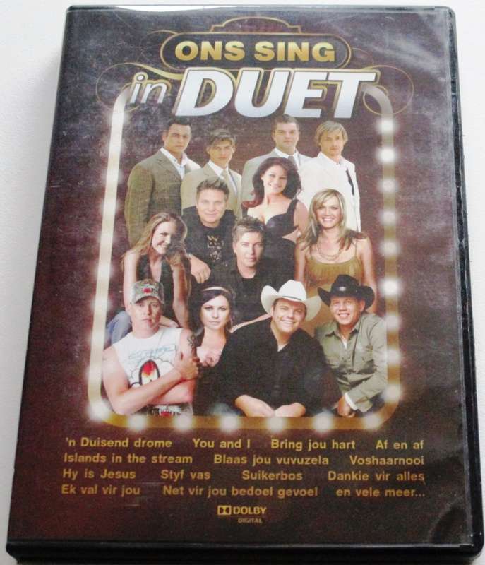 ONS SING IN DUET DVD [SA Afrikaans shelf] Juanita Du Plessis / Theuns Jordaan Kurt Darren / Elizma T