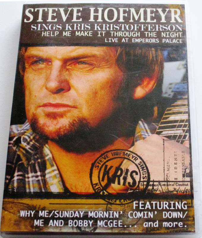 STEVE HOFMEYR Sings Kris Kristofferson DVD [SA Afrikaans shelf]