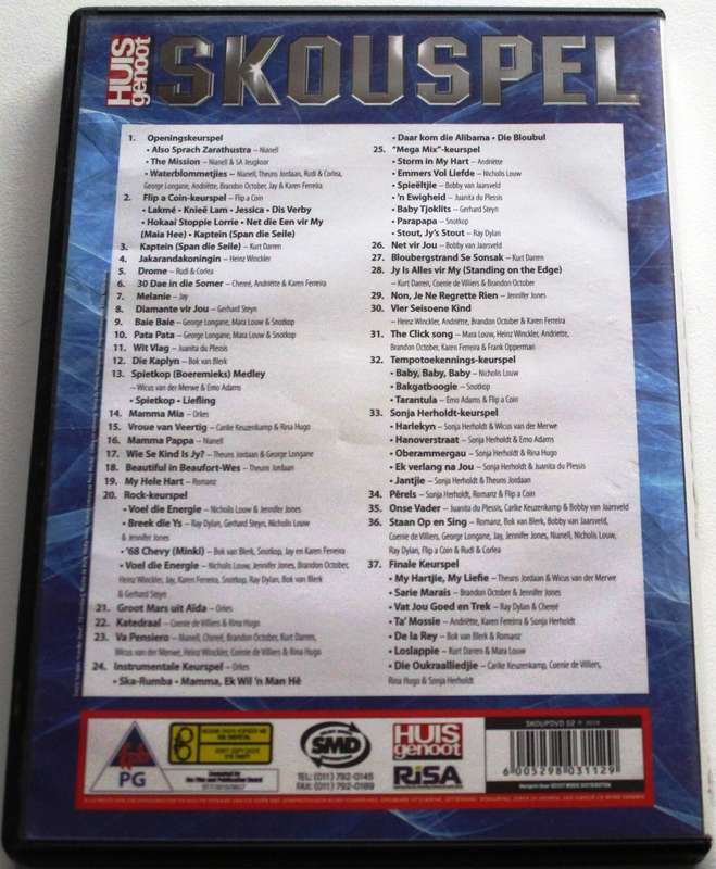 SKOUSPEL 2010 DVD [SA Afrikaans shelf]