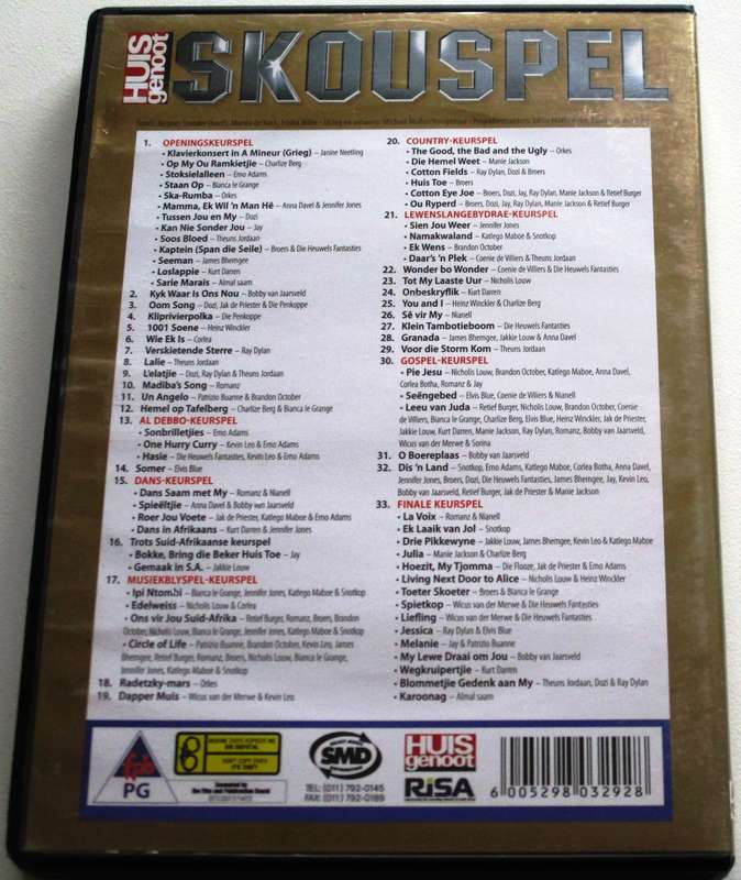 SKOUSPEL 2011 DVD [SA Afrikaans shelf]