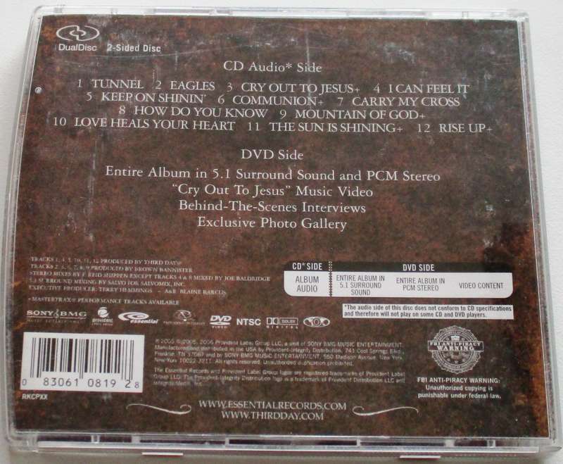 CHRISTIAN ROCK/METAL: THIRD DAY Wherever You Are CD+DVD [BB SHELF C/R/M]