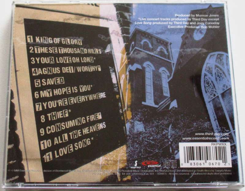 CHRISTIAN ROCK/METAL: THIRD DAY Offerings CD [BB SHELF C/R/M]