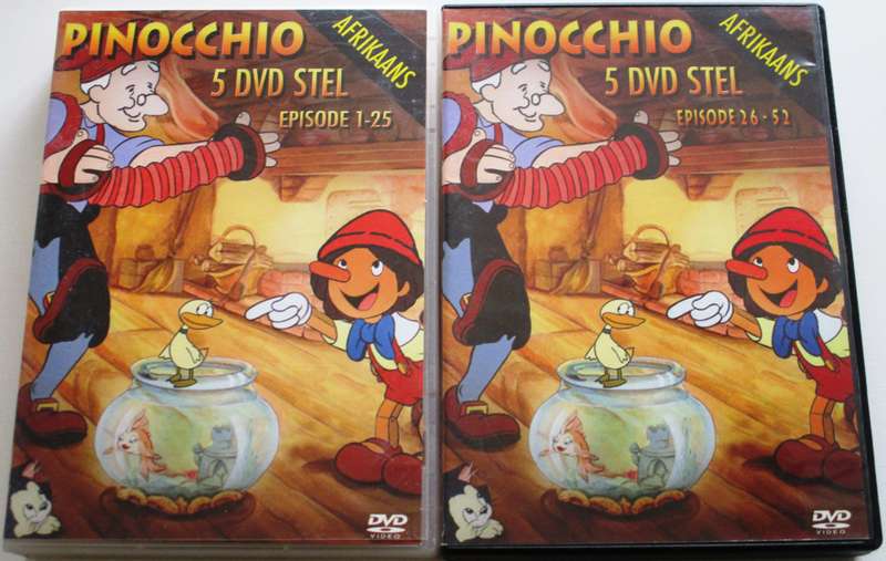 PIONOCCHIO 5xDVD STEL Episode 1-25 + Episode 26-52 DVD [Box Set shelf]